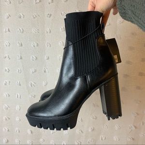Chunky heel boots from Forever 21